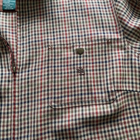 Lauren Ralph Lauren Wool Zip Shacket Top - Picture 13 of 14